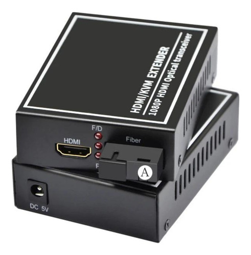 Kit Extensor Hdmi Via Fibra Ótica 40km