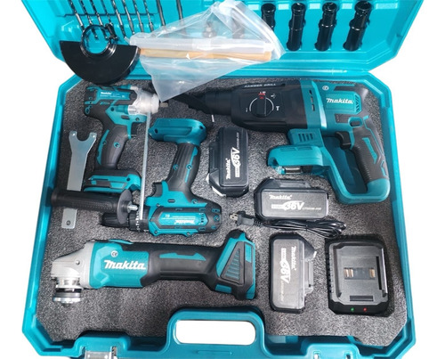 Combo Makita 4 En Uno Azul 20