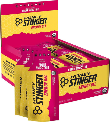 Honey Stinger Gel Energetico Organico, Batido De Fruta, Sin 