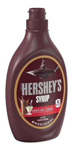 Jarabe De Chocolate Obscuro Hershey Importado (623 Gr)