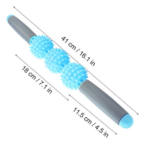 Yoga Stick Muscle Roller Stick Celulitis Spiky Ball Para