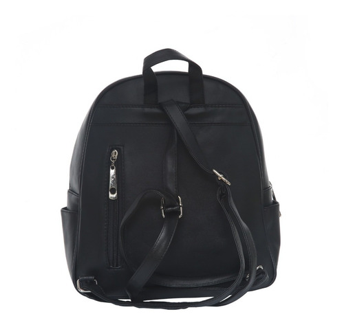Imagen 3 de 8 de Mochila Chica Mujer Urbana Eco Cuero Cartera Mini Dama Nena