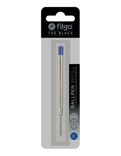 Repuesto Tanque Filgo The Black Retractil 1.0mm Azul