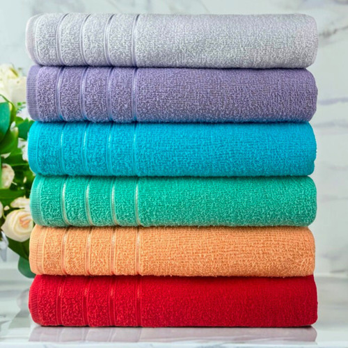 Kit 03 Toalha Banho Atacado 65x125cm Macio 100% Algodão
