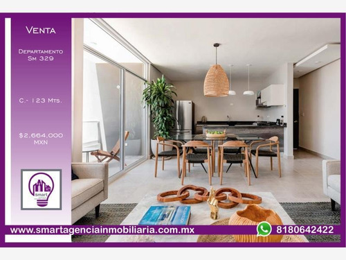 Imagen 1 de 12 de Departamento En Venta Supermanzana 329