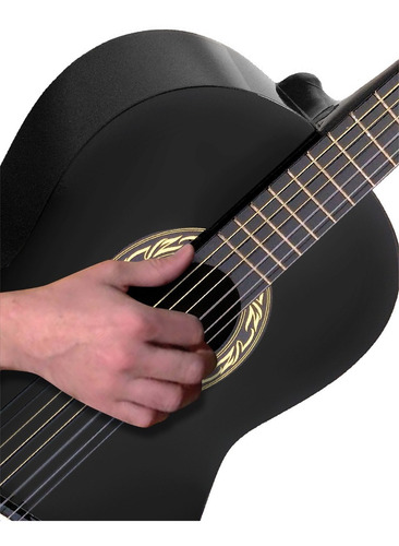 Imagen 2 de 6 de Guitarra Clasica C/ Funda Afinador Y Accesorios De Regalo