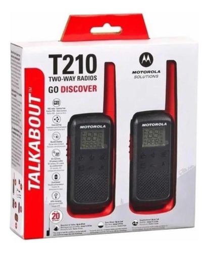 Kit 4 Radios Motorola T210 Con Manos Libres