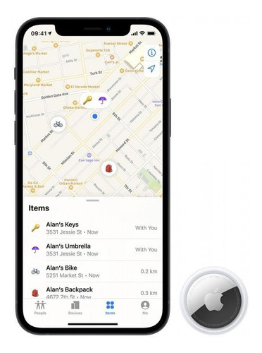 Imagen 2 de 5 de Apple Airtag Bluetooth Tracker Localizador - Cover Company