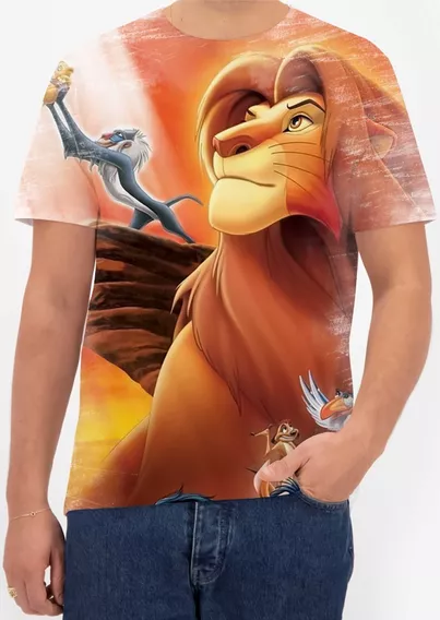 Camiseta Camisa Top Rei Leão Filme Desenho Selva Safari 14