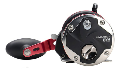 Reel Rotativo Tica Toptec Swa 10 Pesca Lance Costa Embarcado Color Negro