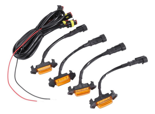 Juego De 4 Luces Ámbar Parrilla Para Toyota Tacoma Trd Grill