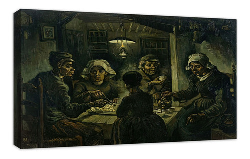 Cuadro Canvas  Los Comedores Patatas 1885 Vincent Van Gogh
