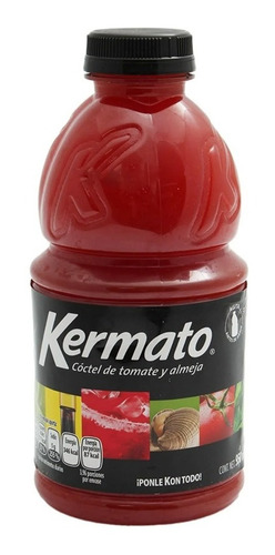 6 Botellas Clámato Kermato Cóctel De Tomate Y Almeja 950 Ml