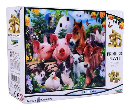 Puzzle 63 Piezas Farm Friends Pr