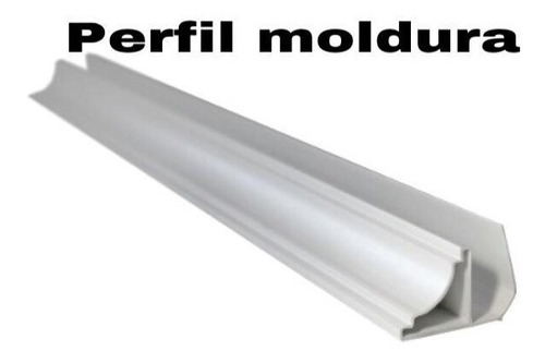 Perfil Moldura Cielorraso Revestimiento Machimbre Pvc