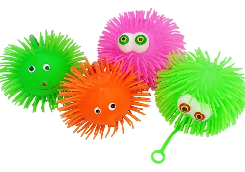 Pack 12 Pelotas De Goma Antiestrés Juguete Blando