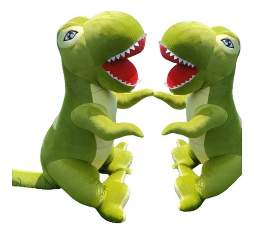 Peluche Dinosaurio Verde 80cm Importado Antialérgico 