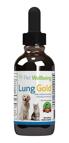 Bienestar De Mascotas - Oro Pulmonar Para Gatos Y Perros