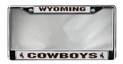 Rico Industries Ncaa Wyoming Cowboys Marco De Placa De Cromo