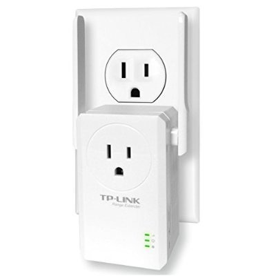 Tp-link N300 Wi-fi Range Extender Con Salida De Paso A Travé