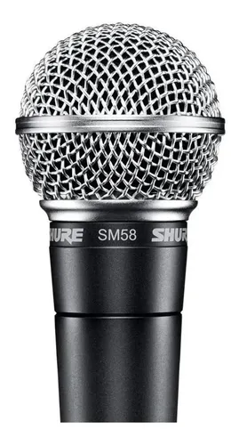 Microfone vocal cardióide dinâmico Shure Sm58 | Parcelamento sem juros