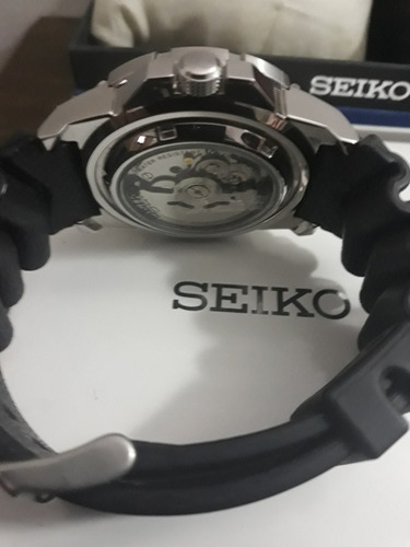 Relógio Seiko Monster Automático, Pulseira De Borracha