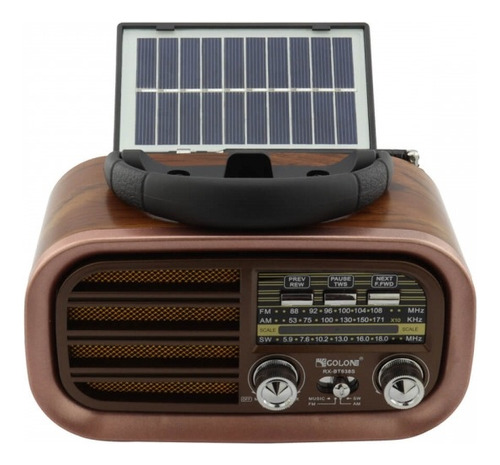 Parlante Bluetooth Retro No2 Radio Portatil Reproductor Mp3