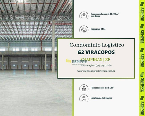 Imagem 1 de 16 de Galpão Para Alugar Em Campinas/sp - Ga1365