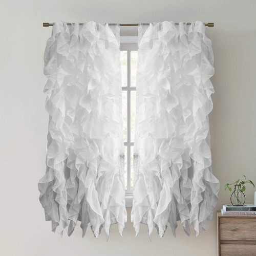 Paneles De Cortina Vertical Gasa TraslĂșcida 213 X 127 Cm 2 P