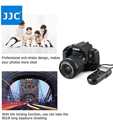Jjc Reemplaza A Canon Rs-60e3 Disparador De Control Remoto C