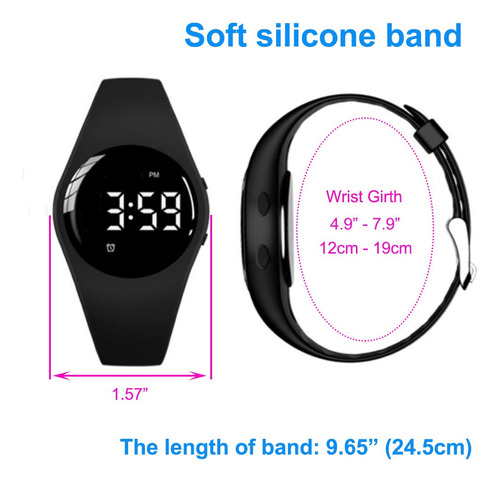 E-vibra Reloj De Alarma Vibratoria, Reloj De Entrenamiento I