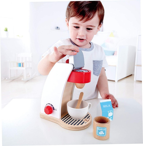 Imagen 2 de 7 de Cafetera Juego De Cocina De Madera Con Accesorios De Hape