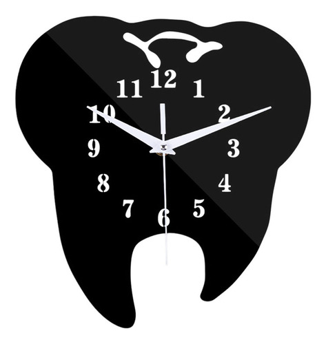 Reloj De Pared Timelike Con Forma De Diente, Adorno Dental