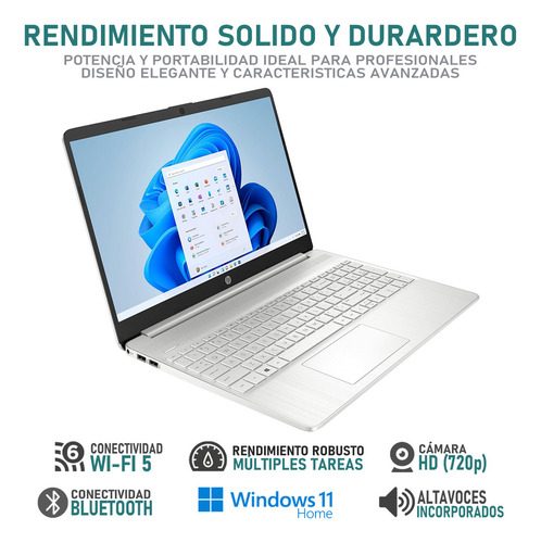 Laptop HP 15-DY5023ST Intel Core i3 8GB RAM 256GB SSD 15.6" Windows 11 Home