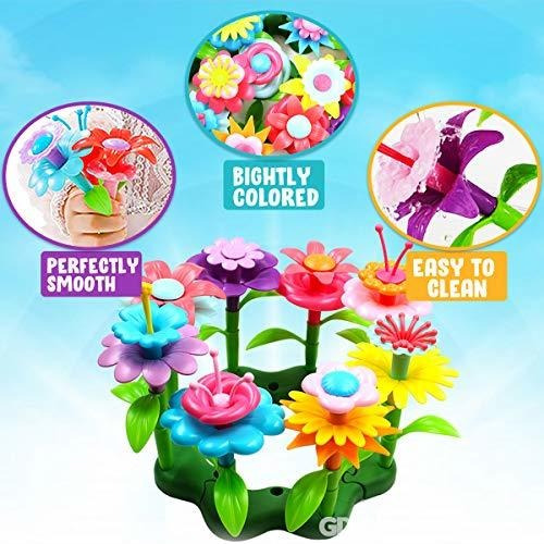 Imagen 5 de 6 de Goodyking Flower Garden Building Toys Para Niñas Y Niños - S