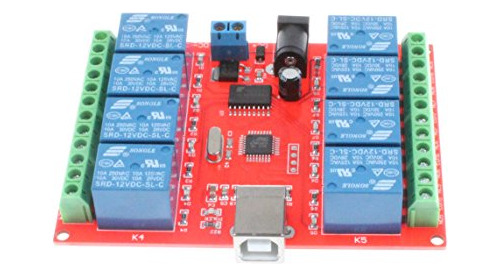 Módulo De Relé De Conmutador De Control Usb Para Computadora