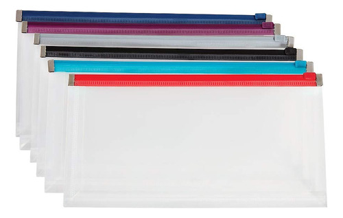 Poly Zip Envelopes Staples 344891 Check Size Clear 5/pk