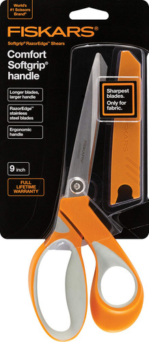 Tela Scissors Fiskars Razoredge Softgrip De 9 Pulgadas