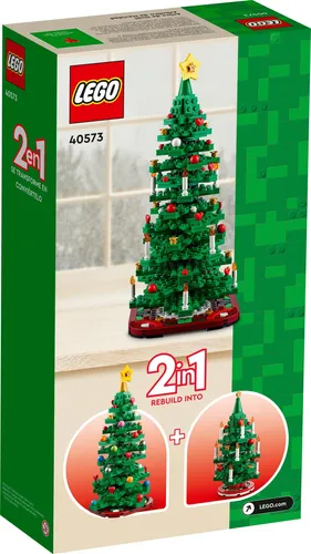 Árbol De Navidad Lego 40573 Con 3 Tamaños Y Decoraciones