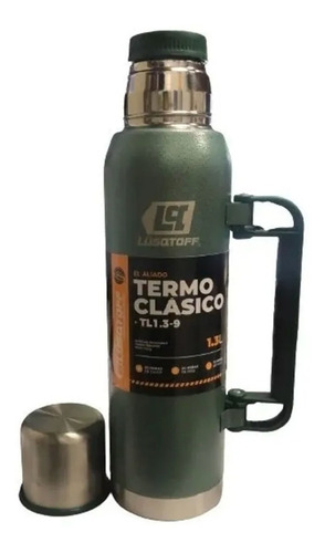 Imagen 3 de 8 de Termo Lusqtoff T 1.3-9 Acero Inoxidable 1.3 L Mango Cebador