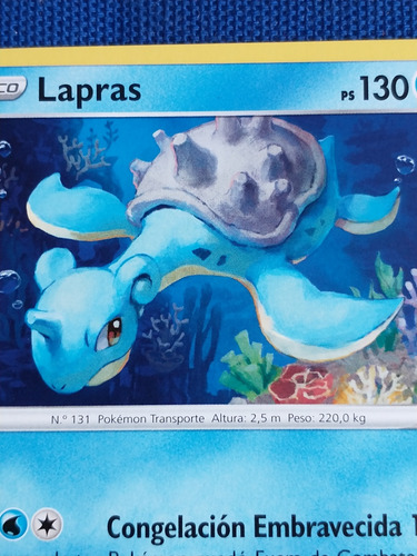 Lapras Básico No.131 031/172 Tcg Pokémon 2022 Español (Usado)