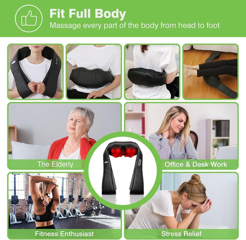 Masajeador De Cuello Cotsoco, Masajeador Shiatsu De Cuello Y