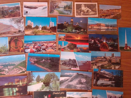Lote 32 Postales Argentinas Años 70s Y Anteriores