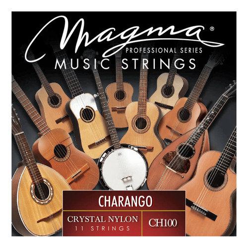 Magma Cuerdas Charango Pro Nyloncristal 11 Cuerdas