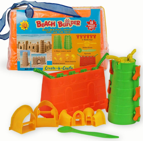Liberty Imports Constructor De Playa Crea Un Castillo De ...
