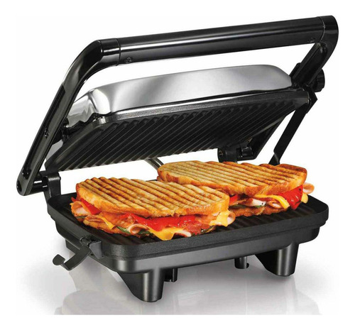 Hamilton Beach De 1400 Vatios Panini Press Gourmet Sandw