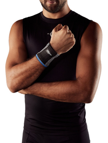 Imagen 2 de 9 de Combo Rodillera Elástica + Muñequera Elástica Deportiva Ptm