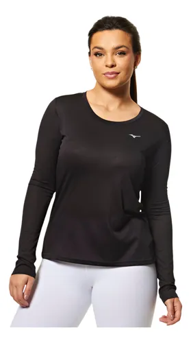 Camiseta Feminina T-shirt Manga Longa Nirvana Mizuno *oferta