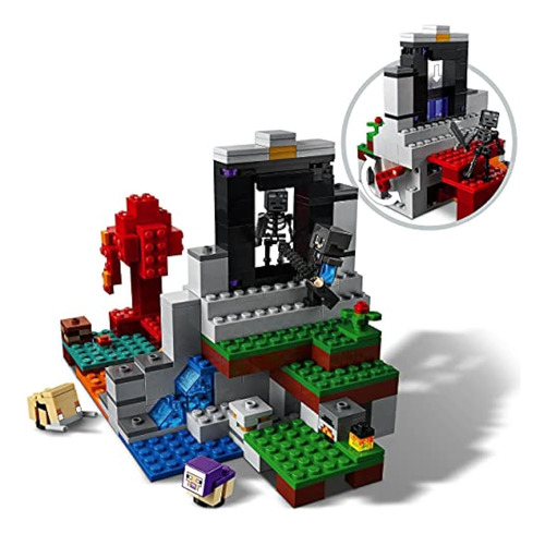 Portal Devastado De Lego Minecraft 21172