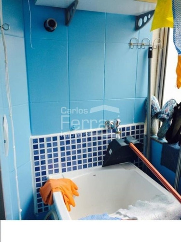 Imagem 6 de 8 de Apto Todo Reformado, Espaçoso Com Piso De Porcelanato, Mobiliado - Cf12322